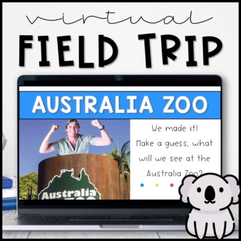 Preview of Virtual Field Trip to the Australia Zoo No Prep