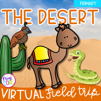 Preview of Virtual Field Trip to the Desert Habitat Animals Primary Google Slides & Seesaw