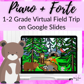Preview of Virtual Field Trip to the Forest for Piano and Forte Elementary Music Lesson