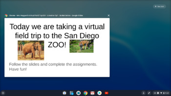 Preview of Virtual Field Trip to the San Diego Zoo