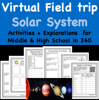 Preview of Virtual Field Trip to the Solar System Activities for Middle and High School
