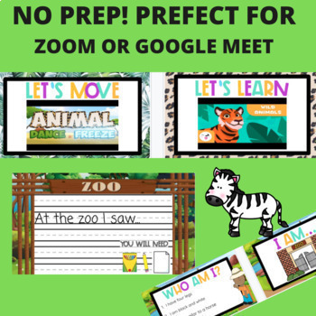 virtual field trip to zoo for kindergarten