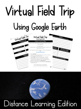 Preview of Virtual Field Trip with Google Earth {Distance Learning}