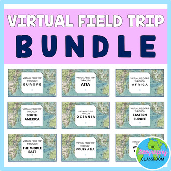 Preview of Virtual Field Trips Around the World BUNDLE