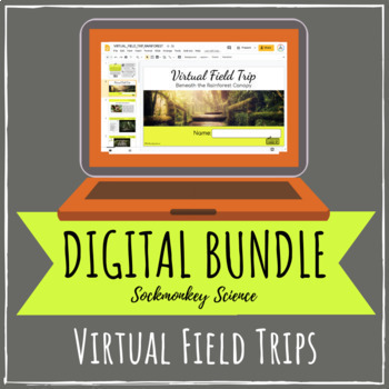Preview of Virtual Field Trips: Distance Learning LIFE SCIENCE BUNDLE for Google Classroom