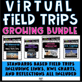 Preview of Virtual Field Trips Growing BUNDLE
