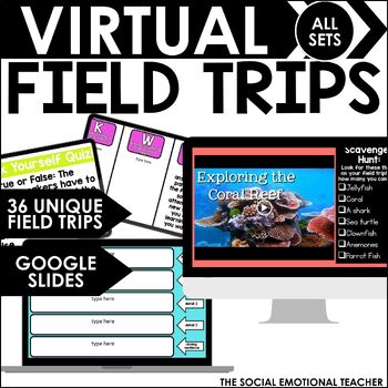 Preview of Virtual Field Trips for Google Slides & PowerPoint - ALL 6 SETS