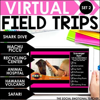 Preview of Virtual Field Trips for Google Slides & PowerPoint - Set 2