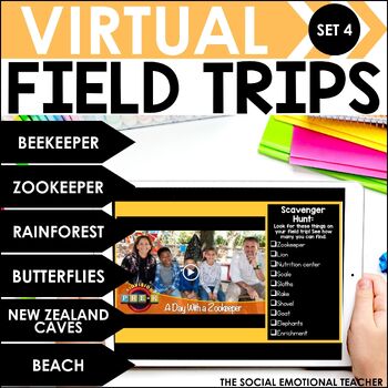 Preview of Virtual Field Trips for Google Slides & PowerPoint - Set 4