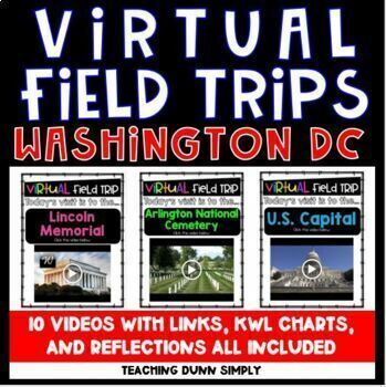 Preview of Virtual Field Trips to Washington DC