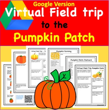 Preview of Virtual Field to the Pumpkin Patch for Google for Upper Elem and Middle School
