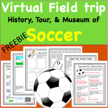 Preview of FREE Virtual PE Lesson Soccer Virtual Field Trip