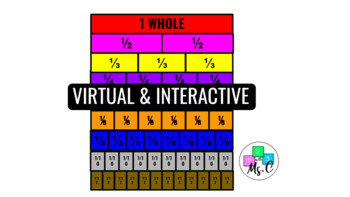 Preview of Virtual Fraction Strip Manipulatives