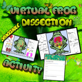 Virtual Frog Anatomy Physiology Dissection Lab Activity & Quiz