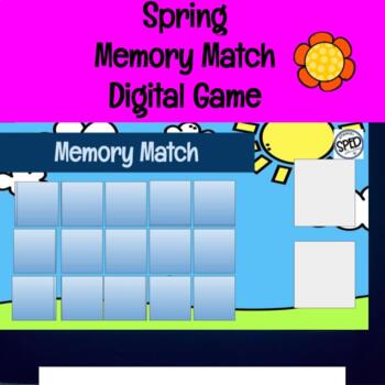 Preview of Virtual Game Memory Match for Spring!