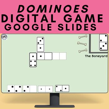 Preview of Virtual Games Dominoes Digital Game for Google Slides