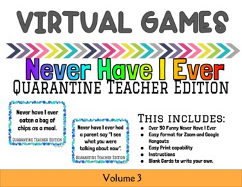 Preview of Virtual Games: Teacher Quarantine Edition