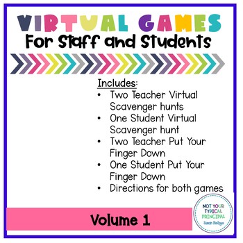 Preview of Virtual Games Volume 1: Virtual Scavenger Hunt and Put a Finger Down