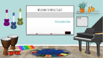 Preview of Virtual General/Elementary Music Classroom