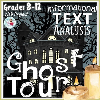 Preview of Informational Text | Nonfiction ELA | Ghost Tour Webquest Style