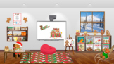 Virtual Gingerbread Man Christmas Classroom Template