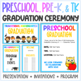 Preschool, Pre-K, & TK Graduation Ceremony - Editable Slid