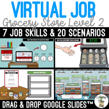 Preview of Virtual Grocery Store Job Level 2 SS