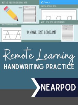 Preview of Virtual Handwriting Practice Bootcamp: NEARPOD