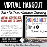 Virtual Hangout Scavenger Hunt and More (For Zoom or Google Meet)
