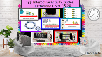 Preview of Virtual Interactive Letterland Lesson Resources for Units 15-20