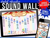 Virtual, Interactive Sound Wall Word Wall  - Boom™ Vowel V