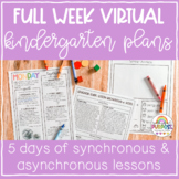 Virtual Kindergarten: FULL WEEK FR & ENG PLANS (synchronou
