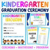Kindergarten Graduation Ceremony - Editable Slideshow, Inv