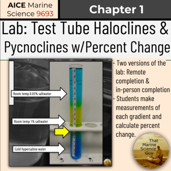 Preview of Virtual Lab for AICE AS & Marine 1: Ocean Layering and Mixing w/Summarizing Q's