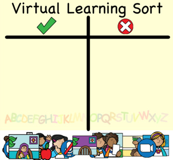 Preview of Virtual Learning Behavior Sort