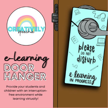 Homework in Progress Door Hangers