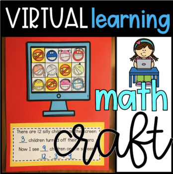 Preview of Virtual Learning Math Craft l Zoom Math Craft l