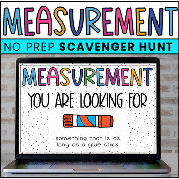 Preview of Nonstandard Measurement Scavenger Hunt