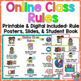 Virtual Learning Rules and Online Class Rules - Visual Sli
