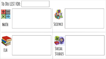 Preview of Virtual Learning Schedule Template