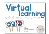 Virtual Learning Zoom Signs