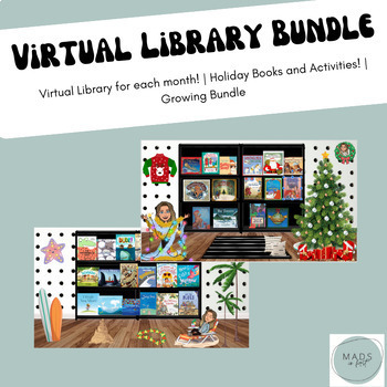 Preview of Virtual Library BUNDLE For All Months!