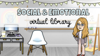 Preview of Editable Virtual Library Bundle ! Social emotional , diversity and more!