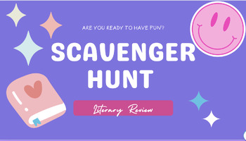 Preview of Virtual Literary Scavenger Hunt
