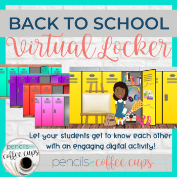 Preview of Virtual Locker Back To School Activity