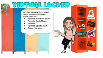 Virtual Locker Template by thekaliscrew TPT