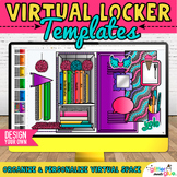 Virtual Locker Template: Middle School Ice Breaker Activit