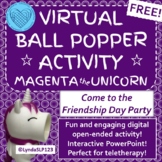 Magenta the Unicorn Virtual Popper Interactive PowerPoint