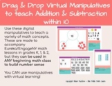 Virtual Math Manipulatives, Number Bonds, Ten Frame Cards,