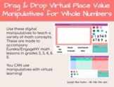 Virtual Math Manipulatives, Place Value Disks, PV Cards, P